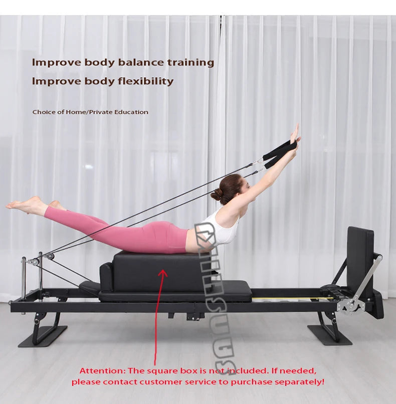 Home Pilates Reformer Bed – Upgraded Foldable Studio Machine product image