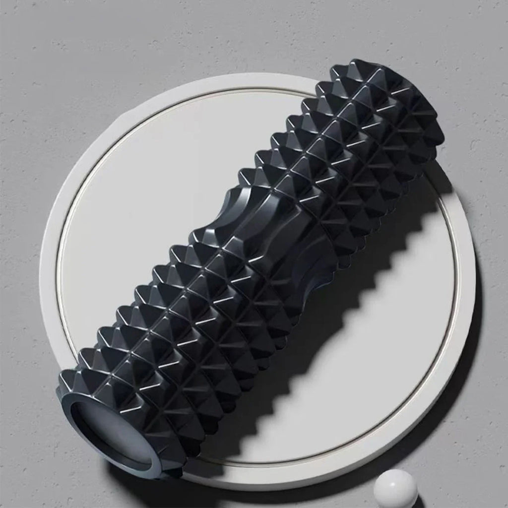 Pilates Crescent Foam Roller – 45x12cm Solid for Deep Tissue Massage, Yoga & Home Workout Recovery