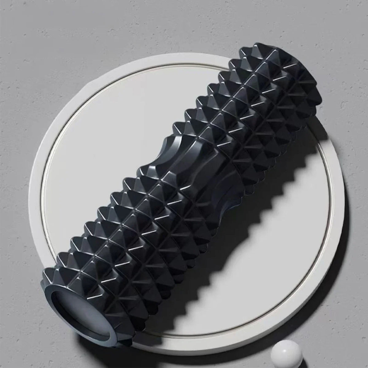 Pilates Crescent Foam Roller – 45x12cm Solid for Deep Tissue Massage, Yoga & Home Workout Recovery