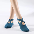 Backless Non-Slip Yoga Socks for Women – Bandage Ankle Grip product image