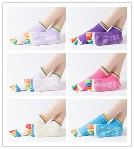 Non-Slip Yoga Grip Socks for Women – 6 Pairs Multipack product image