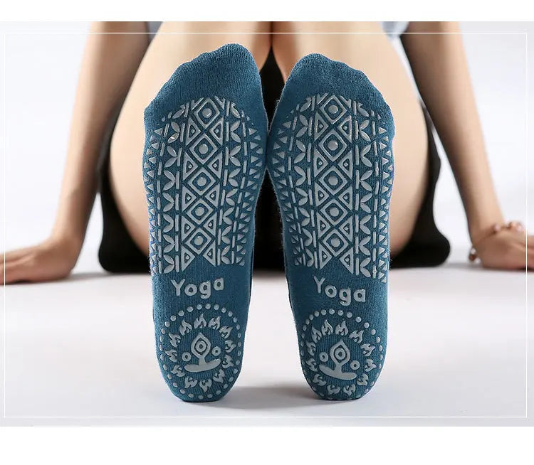 Backless Non-Slip Yoga Socks for Women – Bandage Ankle Grip product image
