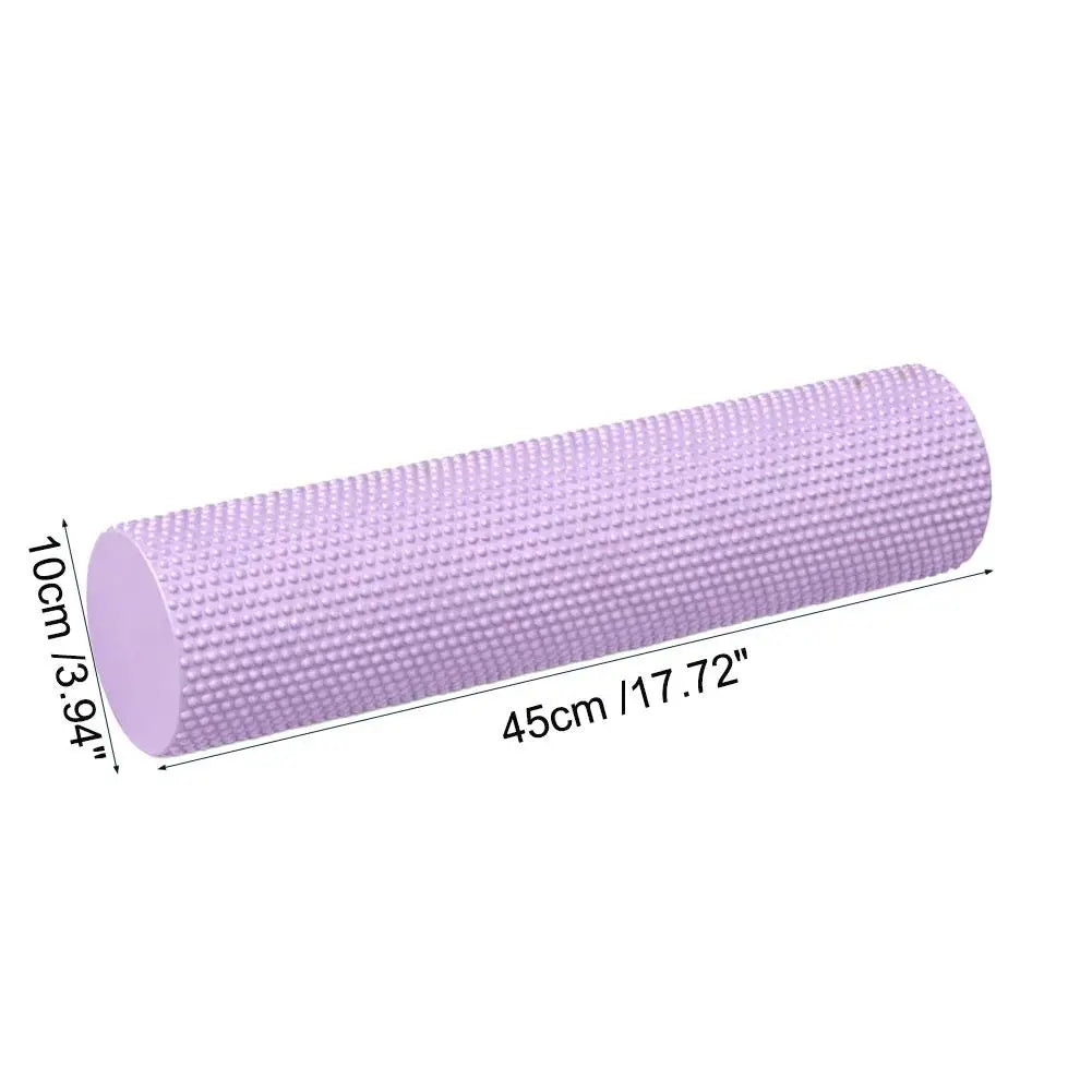 Pilates High-Density EVA Foam Roller – 45x10cm for Muscle Recovery, Body Shaping & Yoga Stretching
