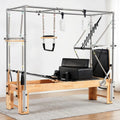 Pilates Reformer Machine with Cadillac Trapeze Table & Tower – Studio-Grade, Includes Mat, Sitting Box & Jump Board