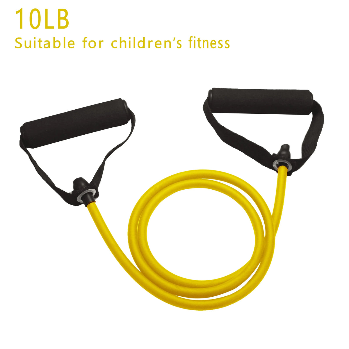 Pilates Resistance Bands with Handles – 10 to 30 lb for Full-Body Strength Training at Home
