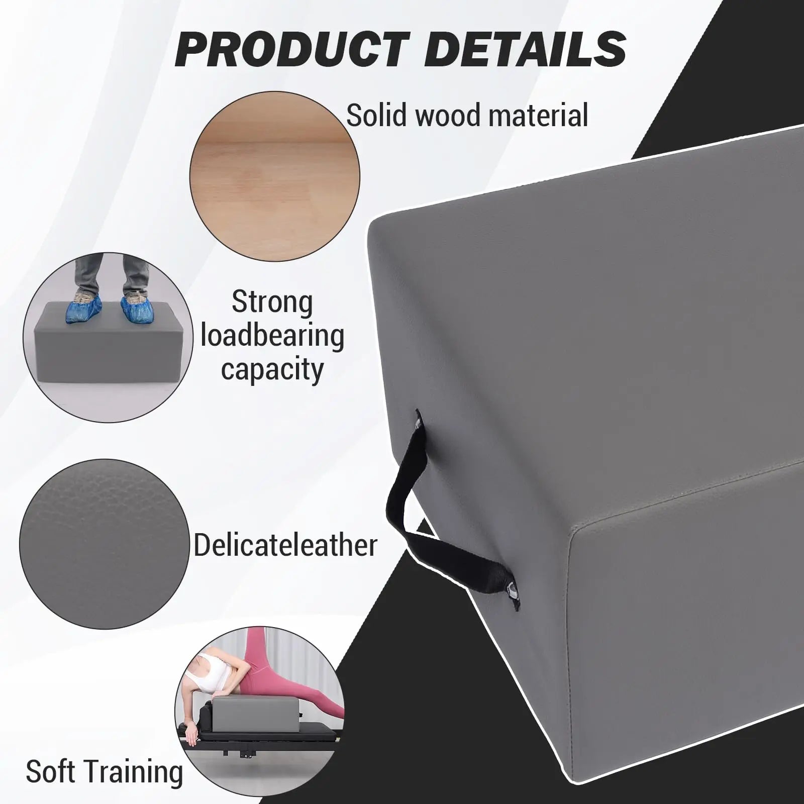 Portable Pilates Reformer Sitting Box – Home Workout Accessory product image