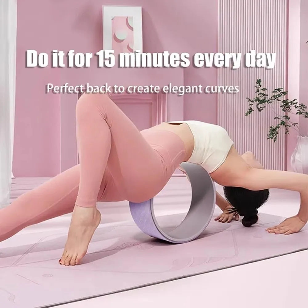 Pilates Yoga Wheel for Back Stretching & Muscle Recovery product image