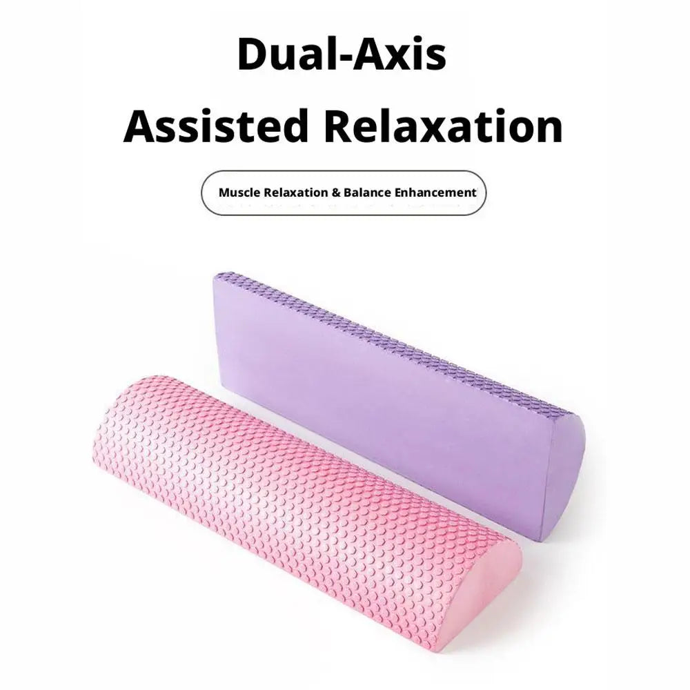Half Round EVA Foam Roller – Balance Training & Muscle Recovery for Pilates