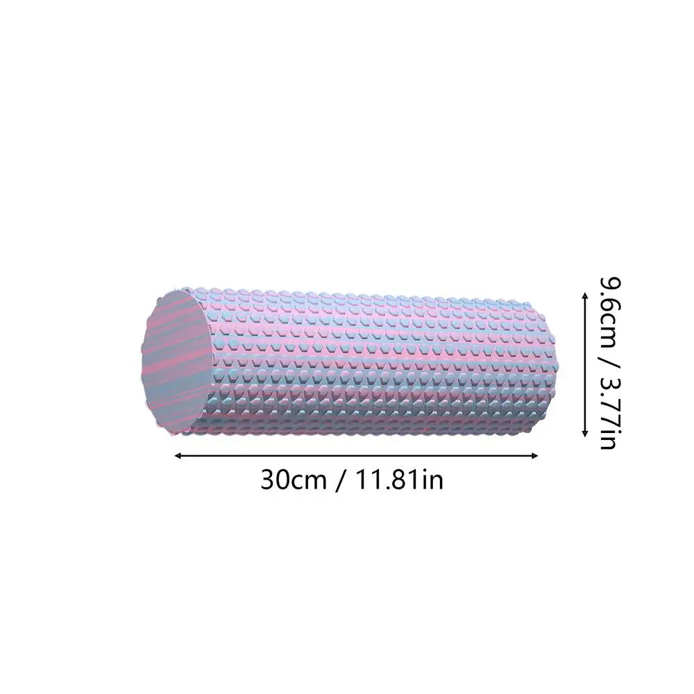 Pilates EVA Foam Roller 30cm – Portable Muscle Recovery, Deep Tissue Massage & Yoga Stretching