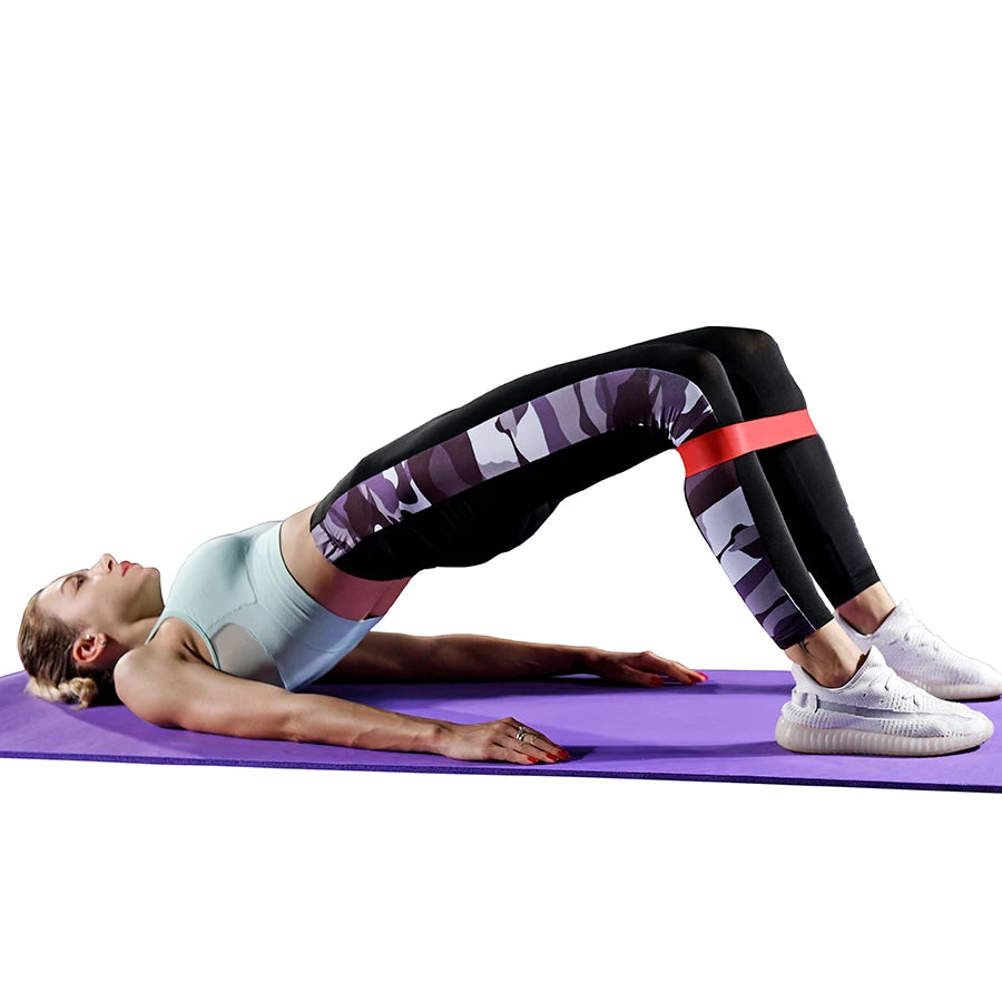 Resistance Loop Bands Set – 5 Levels for Pilates, Yoga & Home Gym Strength Training