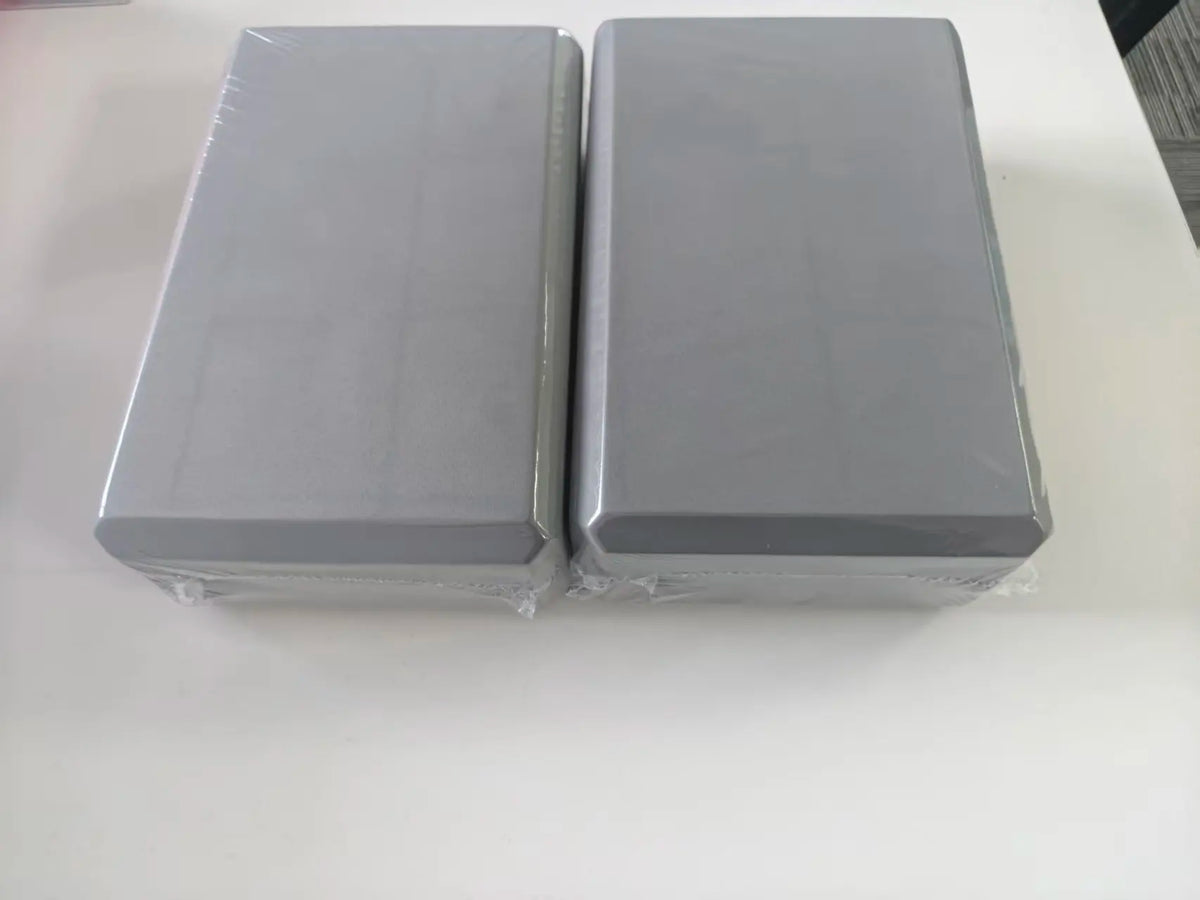 2-Pack Non-Slip High-Density Yoga Blocks – Foam Bricks for Pilates, Stretching & Balance