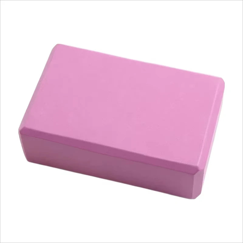 Foam Yoga Block – High-Density Pilates Brick for Stretching & Core Training