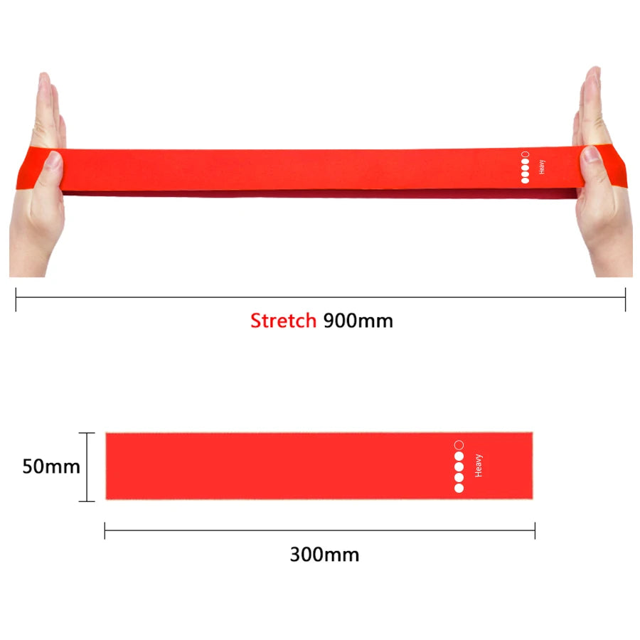 Resistance Loop Bands Set – 5 Levels for Pilates, Yoga & Home Gym Strength Training