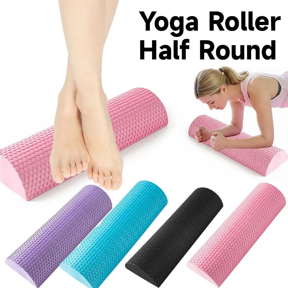 Half Round EVA Foam Roller – Balance Training & Muscle Recovery for Pilates