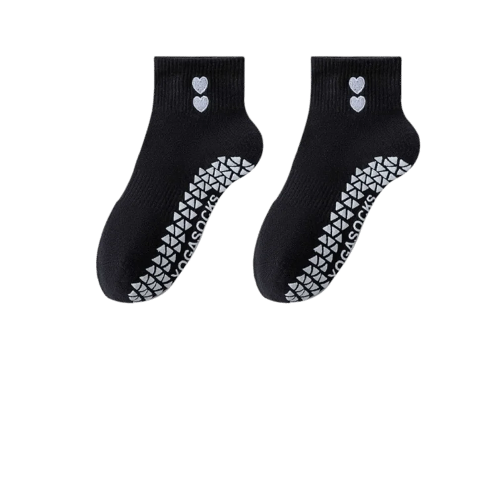 Pilates Grip Socks for Women – Cute Non-Slip Cotton Ankle Socks product image