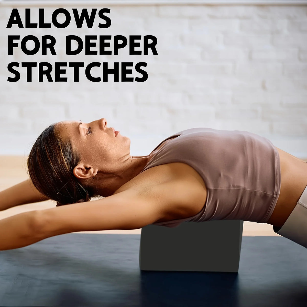 High-Density Foam Yoga Block – Lightweight, Odor-Free Pilates Prop for Women & Gym