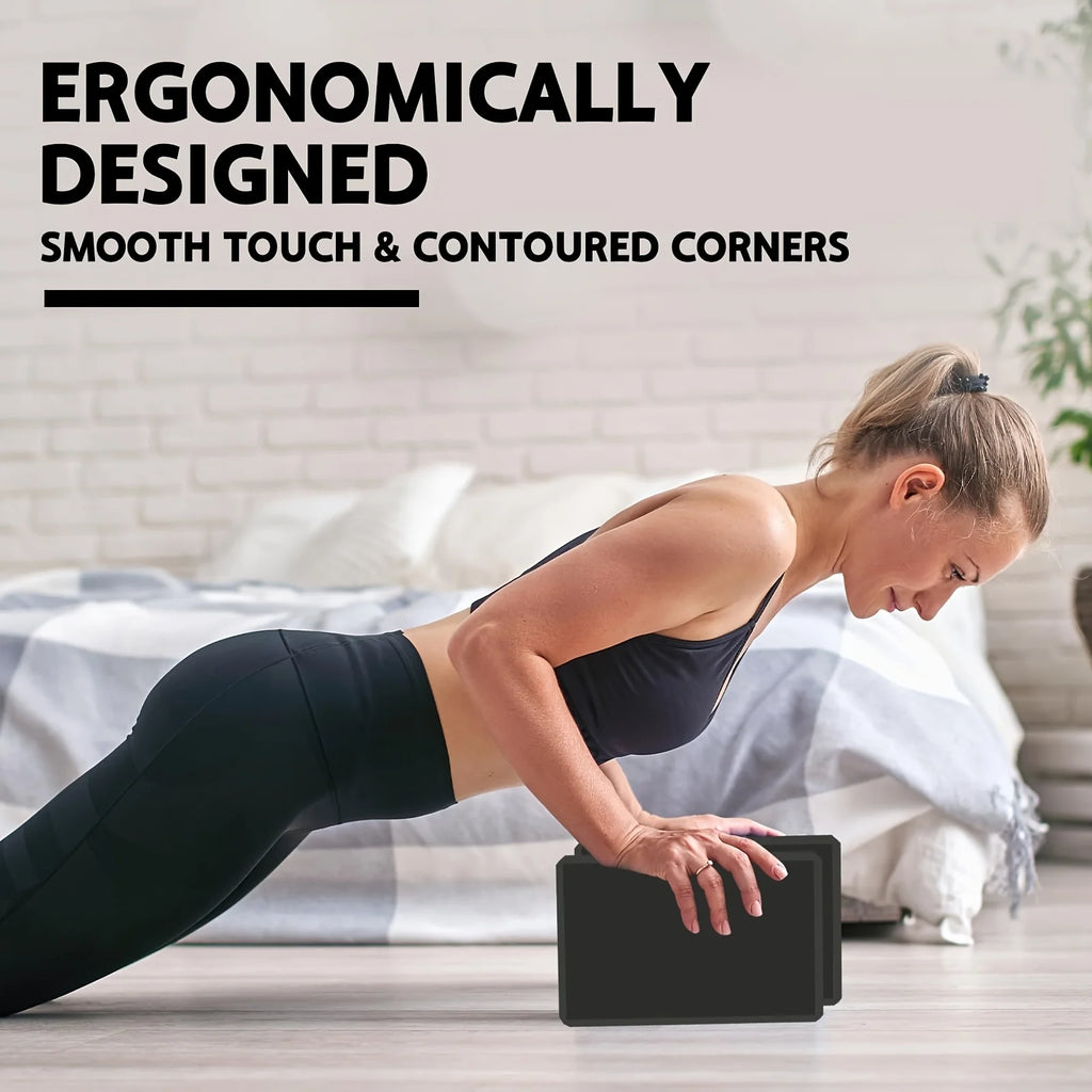 High-Density Foam Yoga Block – Lightweight, Odor-Free Pilates Prop for Women & Gym