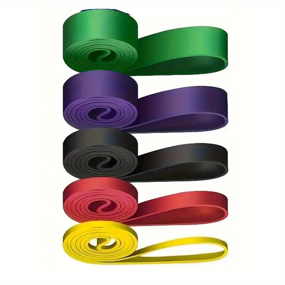 Pilates Stackable TPE Resistance Bands – Full-Body Strength Training, Stretching & Home Gym