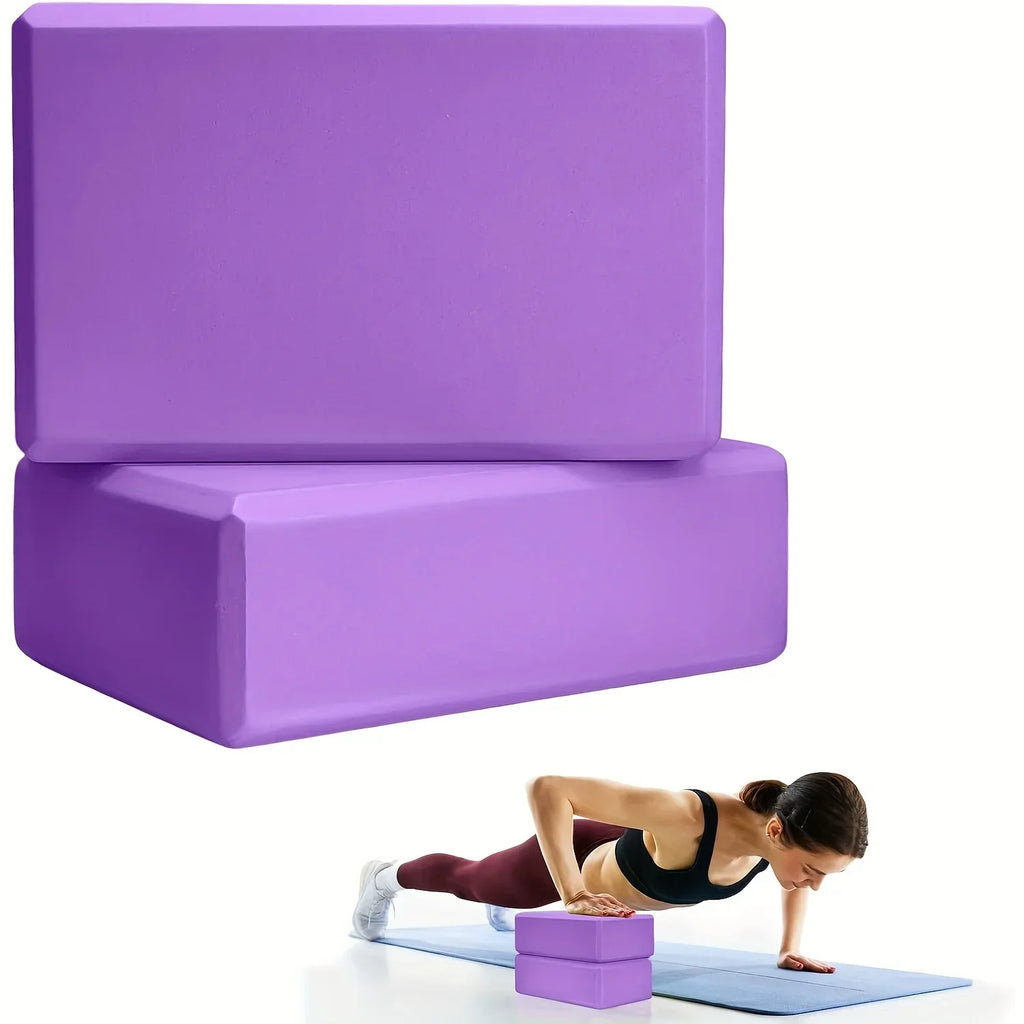 High-Density Foam Yoga Block – Lightweight, Odor-Free Pilates Prop for Women & Gym