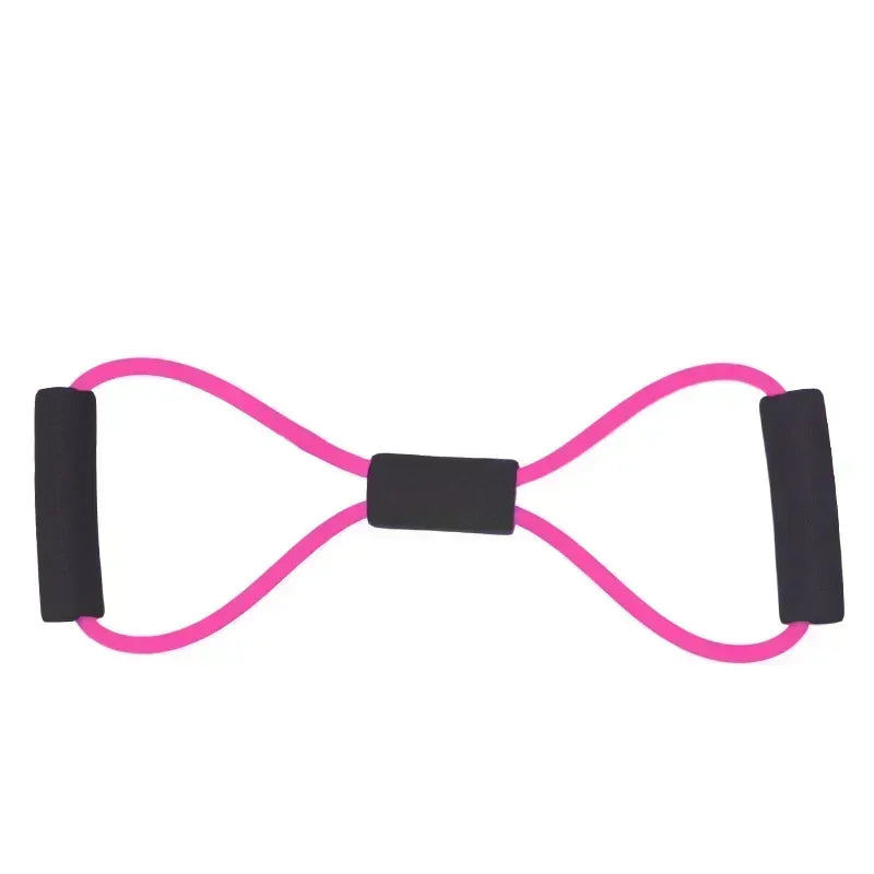Pilates 4-Tube Elastic Pedal Puller Resistance Band – Portable Full-Body Fitness & Cardio Training