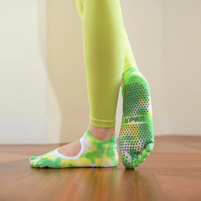 Professional Pilates Grip Socks for Women – Silicone Non-Slip product image