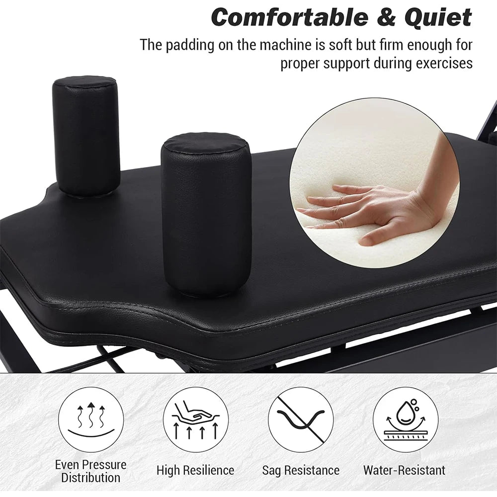 Adjustable Jump Board Pilates Reformer – Foldable Home Studio Machine product image