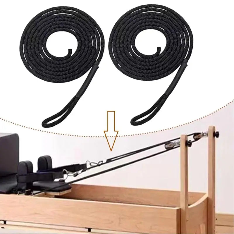 Pilates Reformer Double Loop Pull Rope – 1, 3 or 5pcs | Multi-Purpose Resistance Band & Stretch Accessory