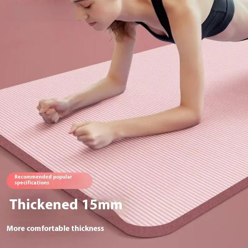 10mm Non-Slip Pilates & Yoga Mat – Extra Thick Home Gym Mat product image