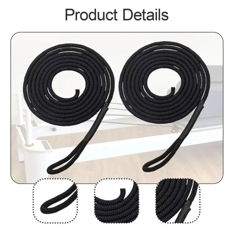 Pilates Reformer Double Loop Pull Rope – 1, 3 or 5pcs | Multi-Purpose Resistance Band & Stretch Accessory