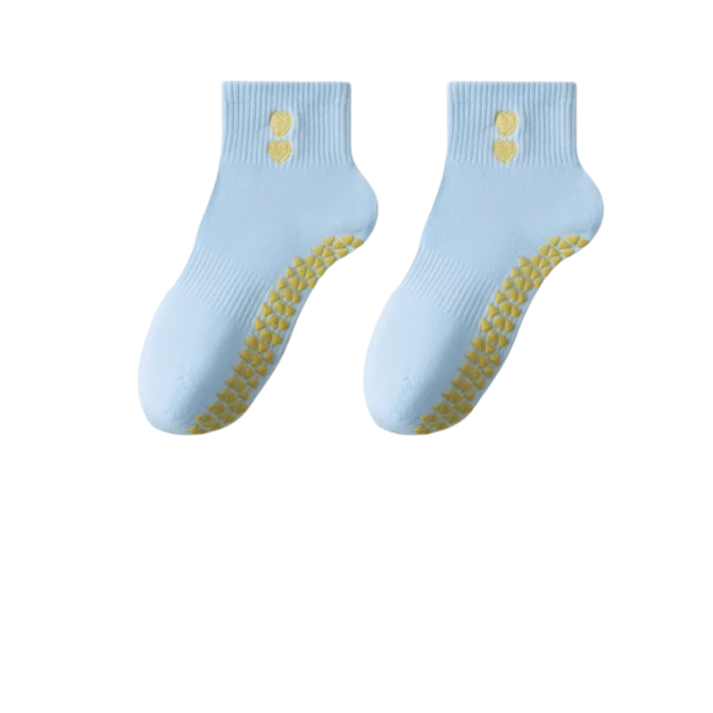 Pilates Grip Socks for Women – Cute Non-Slip Cotton Ankle Socks product image