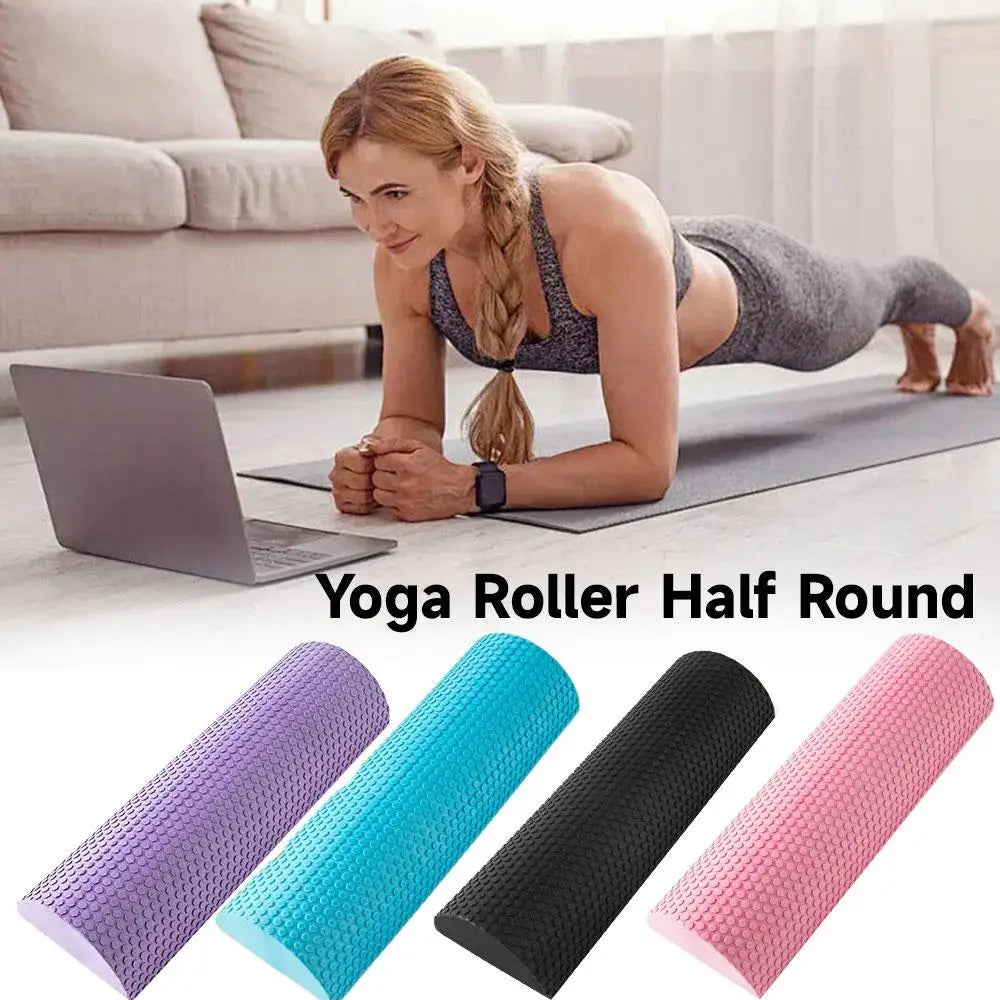 Half Round EVA Foam Roller – Balance Training & Muscle Recovery for Pilates