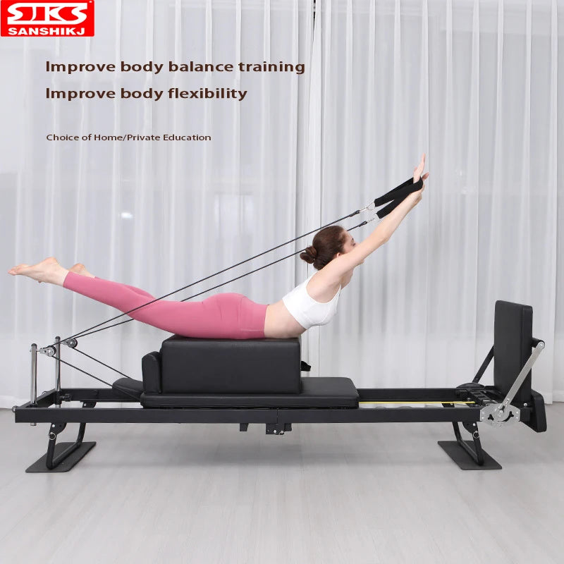 Second-Generation Folding Pilates Reformer Bed – Home Studio product image