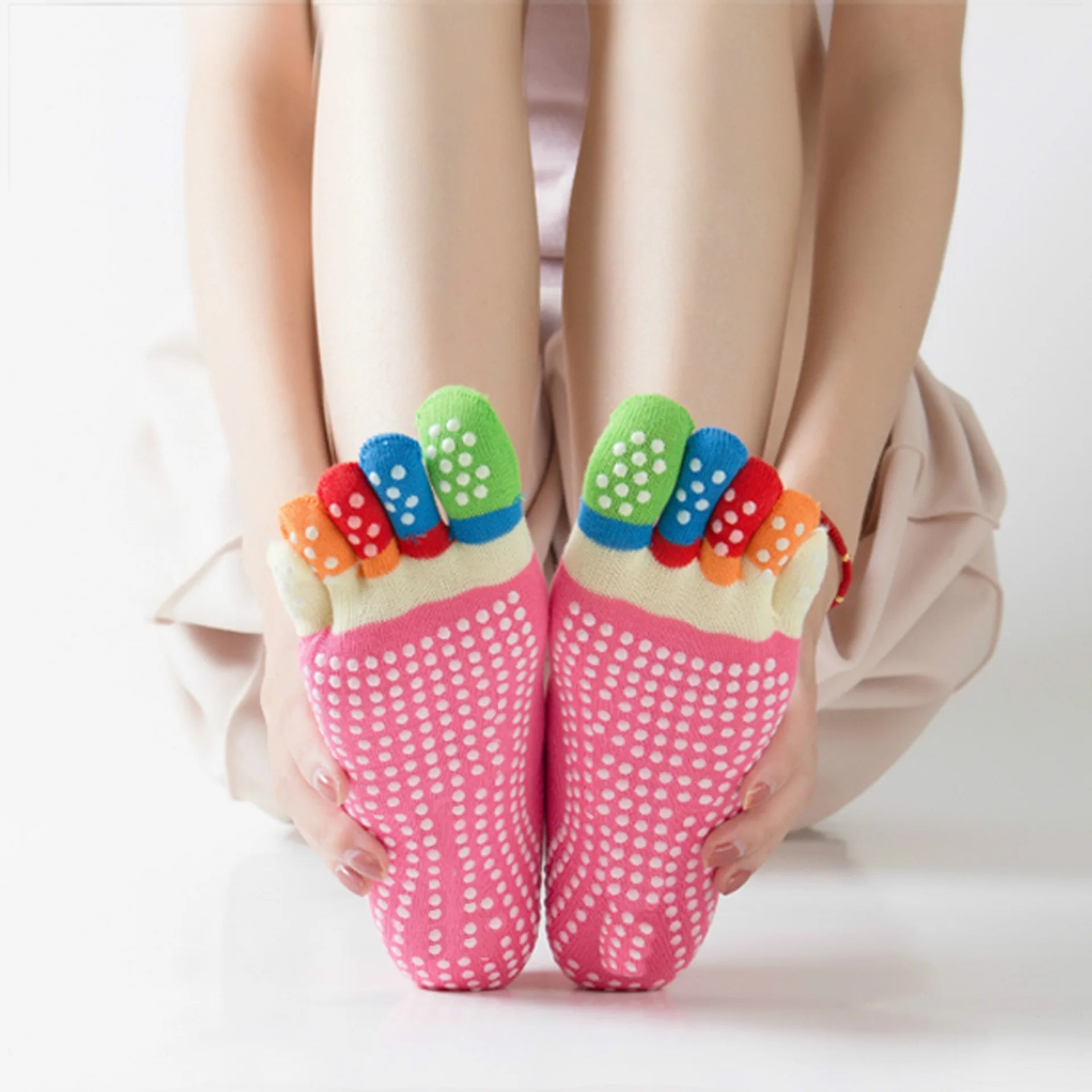 Non-Slip Yoga Grip Socks for Women – 6 Pairs Multipack product image