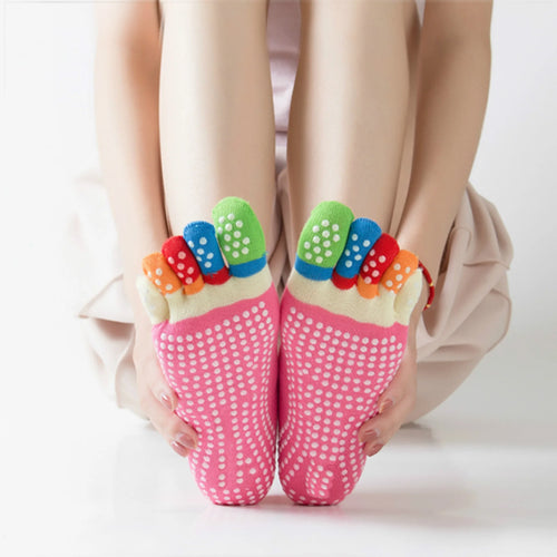 Non-Slip Yoga Grip Socks for Women – 6 Pairs Multipack product image