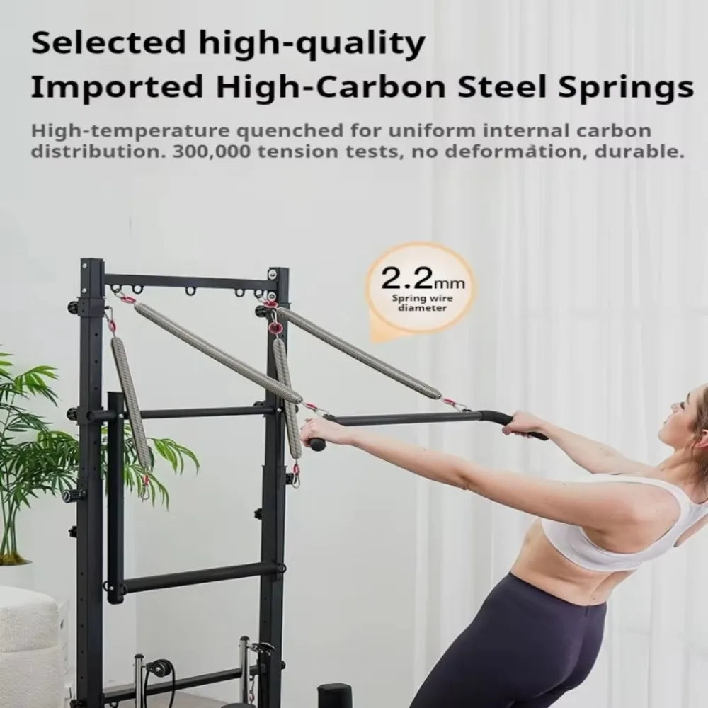 Foldable Half Tower Pilates Reformer – Home Studio Machine product image
