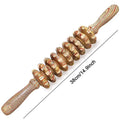 9-Roller Wooden Body Massager – Anti-Cellulite Massage Tool product image