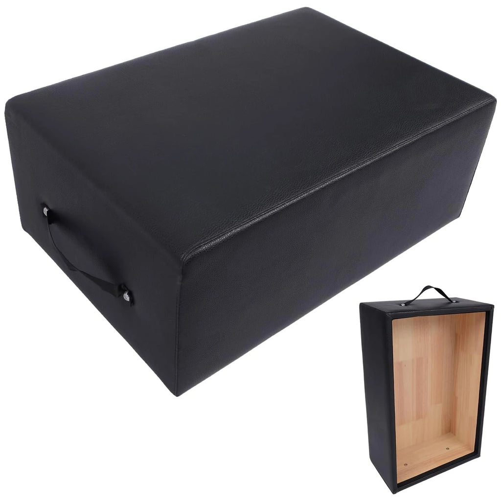 Pilates Sitting Box for Reformer – Multi-Layered Plywood, Leather Pad | 350 lbs Capacity