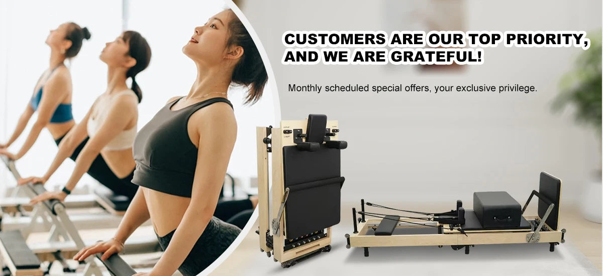 Aluminum Studio Pilates Reformer – Professional Home & Studio Machine product image