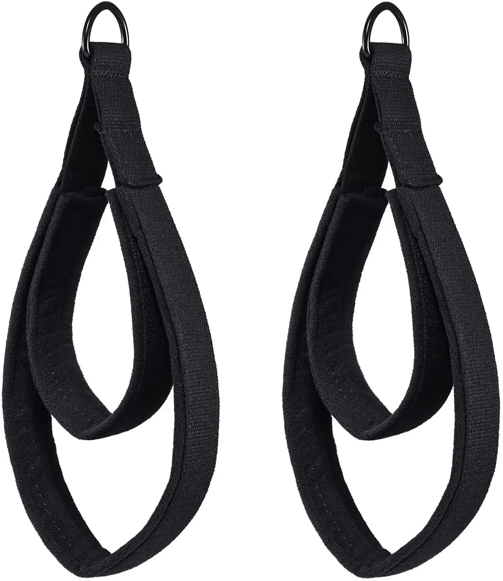 Pilates Double Ring Ankle Strap – Elastic Stretch Cord for Reformer Bed, Yoga & Resistance Training