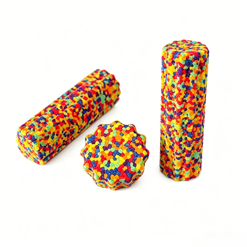 Pilates Mini Foam Roller – EPP 5.3x15cm for Targeted Muscle Massage, Fascia Release & Yoga Recovery