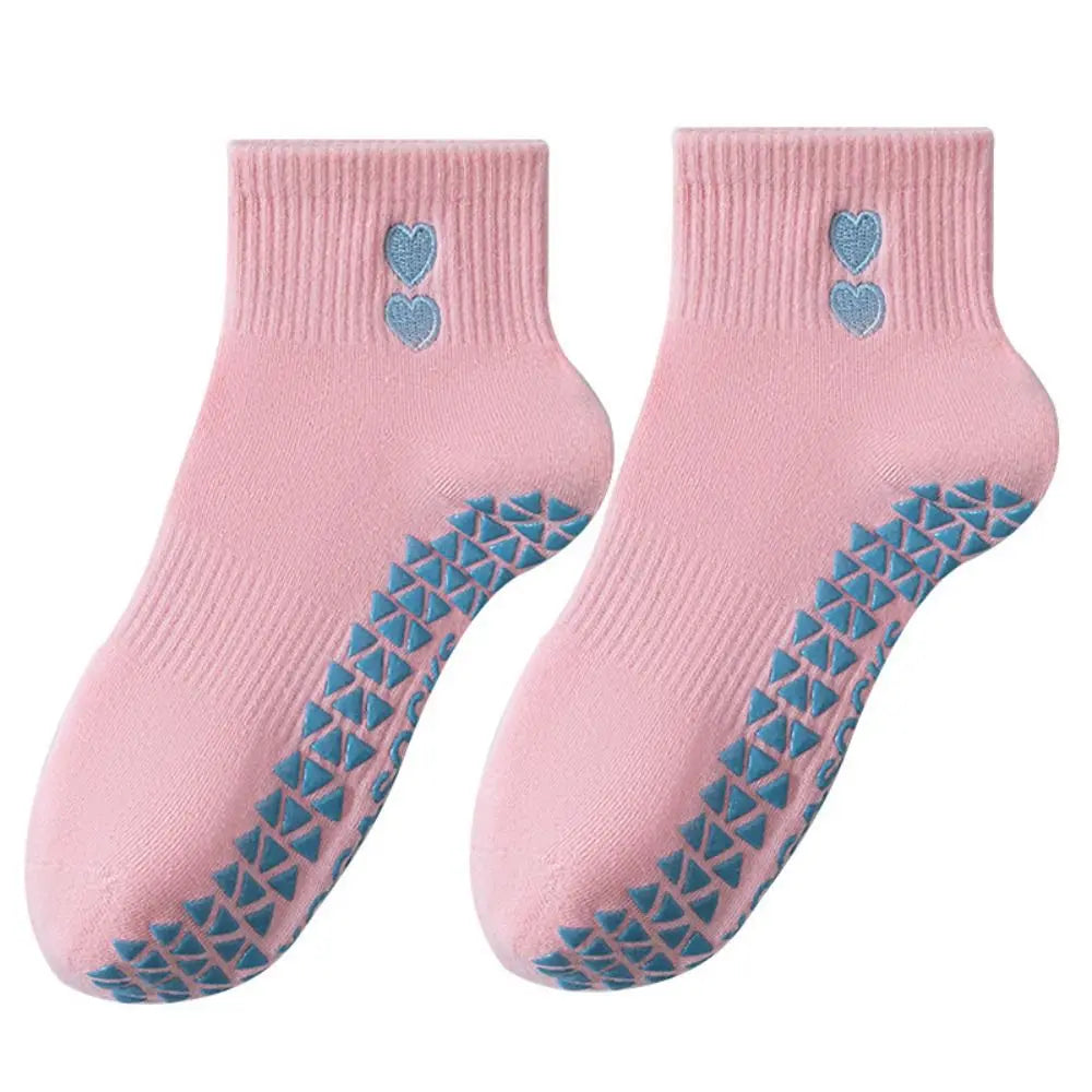 Pilates Grip Socks for Women – Cute Non-Slip Cotton Ankle Socks product image