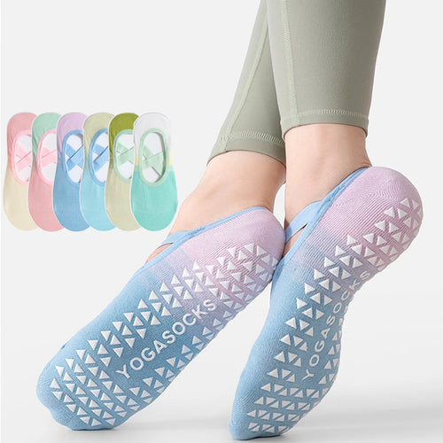 Non-Slip Pilates Grip Socks for Women – 6 Pairs Value Pack product image