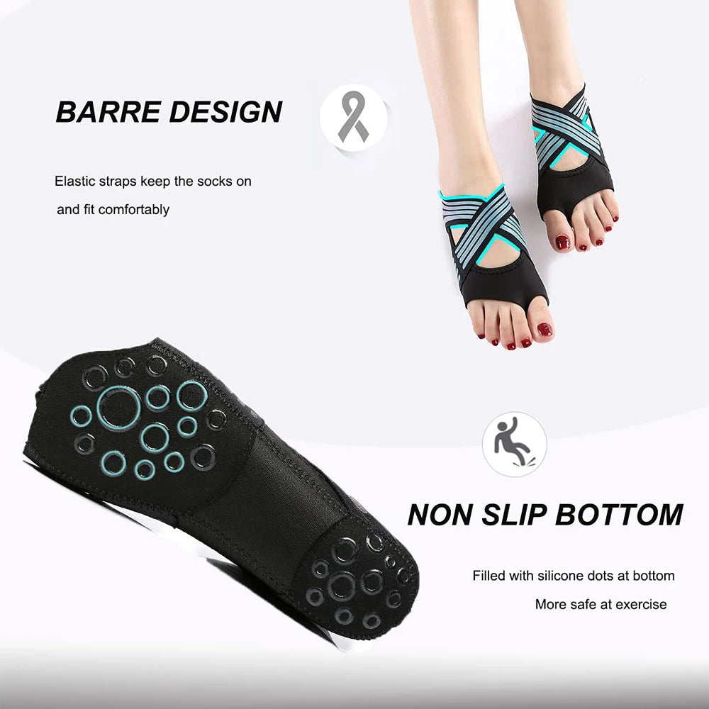 Non-Slip Pilates Grip Socks for Women – Ballet Barre & Yoga product image
