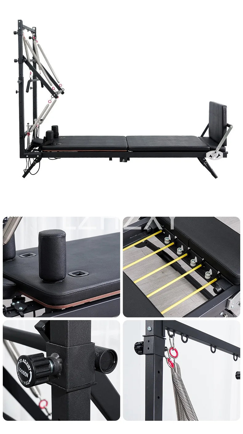 Foldable Half Tower Pilates Reformer – Home Studio Machine product image