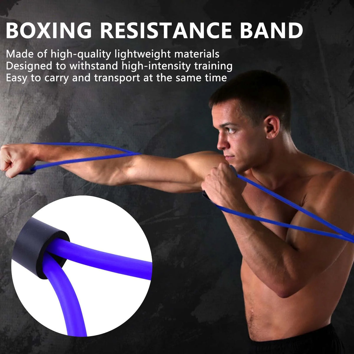 Resistance Band with Comfort Handles – 25, 30 & 35 lb for Pilates, Strength & Flexibility Training