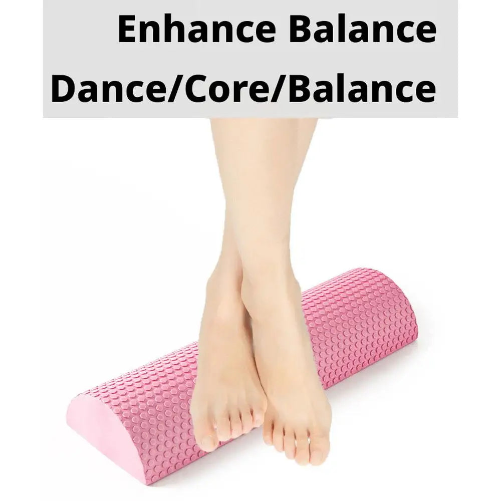 Half Round EVA Foam Roller – Balance Training & Muscle Recovery for Pilates