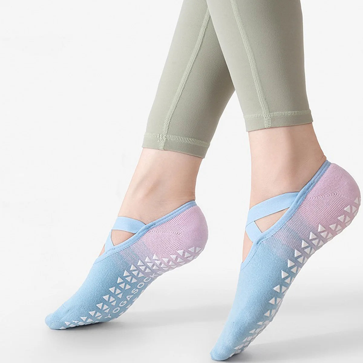 Non-Slip Pilates Grip Socks for Women – 6 Pairs Value Pack product image