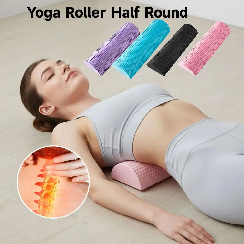 Half Round EVA Foam Roller – Balance Training & Muscle Recovery for Pilates