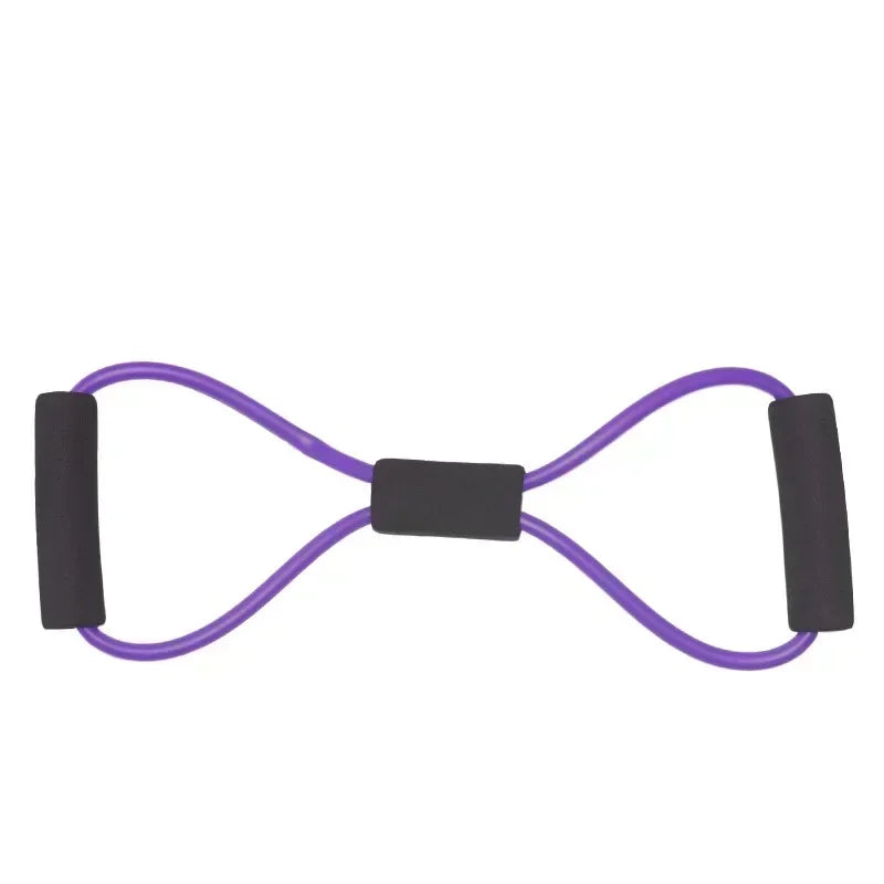 Pilates 4-Tube Elastic Pedal Puller Resistance Band – Portable Full-Body Fitness & Cardio Training