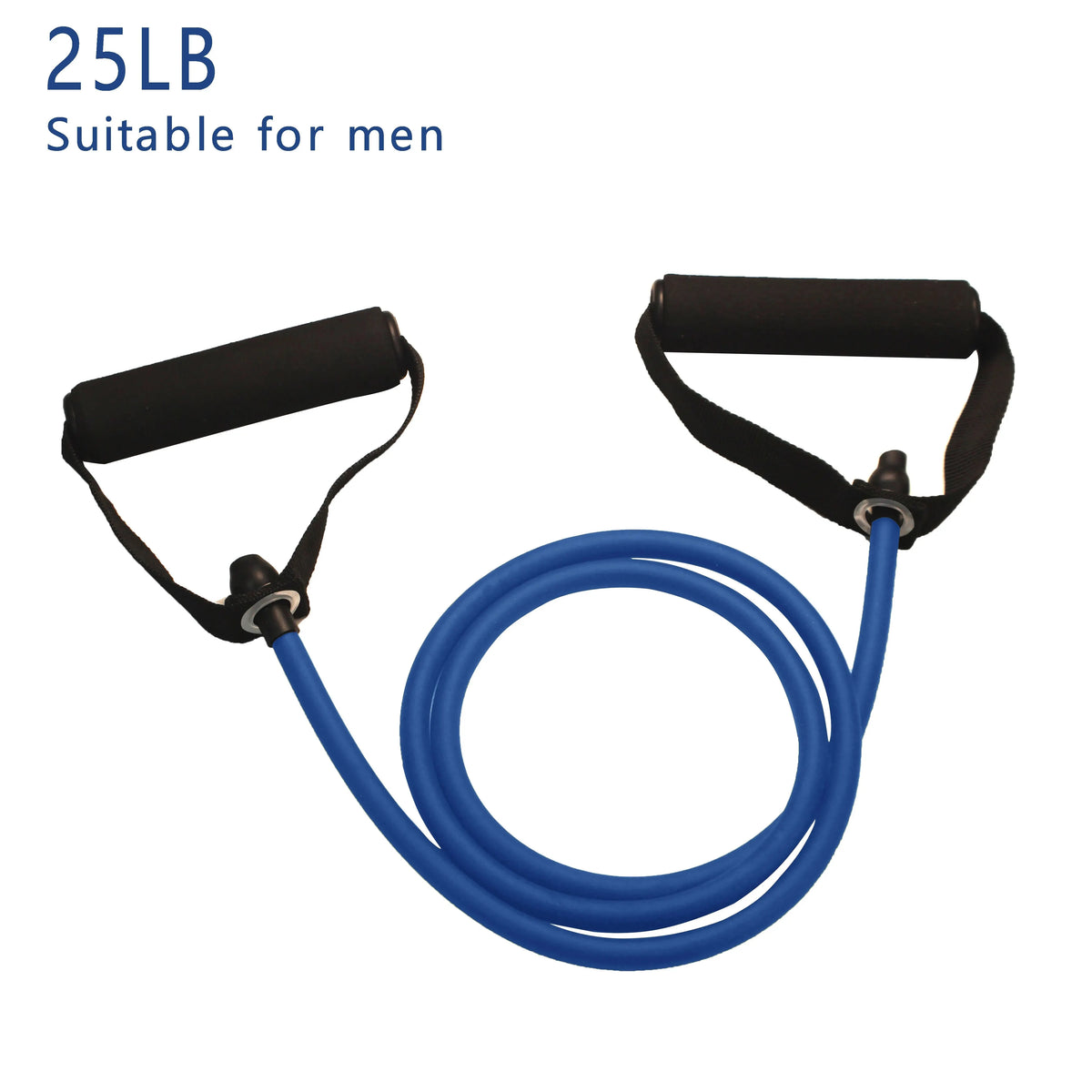 Pilates Resistance Bands with Handles – 10 to 30 lb for Full-Body Strength Training at Home